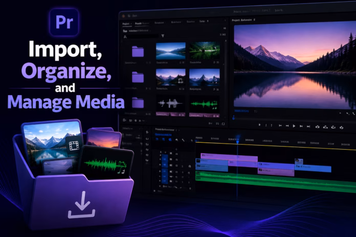 import media in Premiere Pro